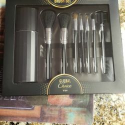 Make Up Brush Set Black