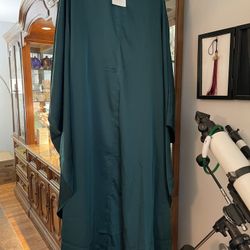 New ZAHRAA Los Angeles Nadine Abaya Kaftan M / Plume - Wrinkled from Storage