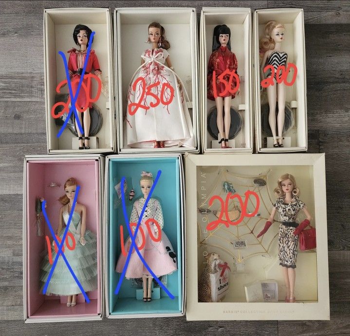 Silkstone & Vinyl Barbie Dolls