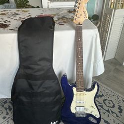 BRAND NEW -Fender Squier Strat Electric Guitar With Bag And strap 