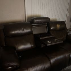 My Comfort Leather Chairs Charges Phone Massage Chair