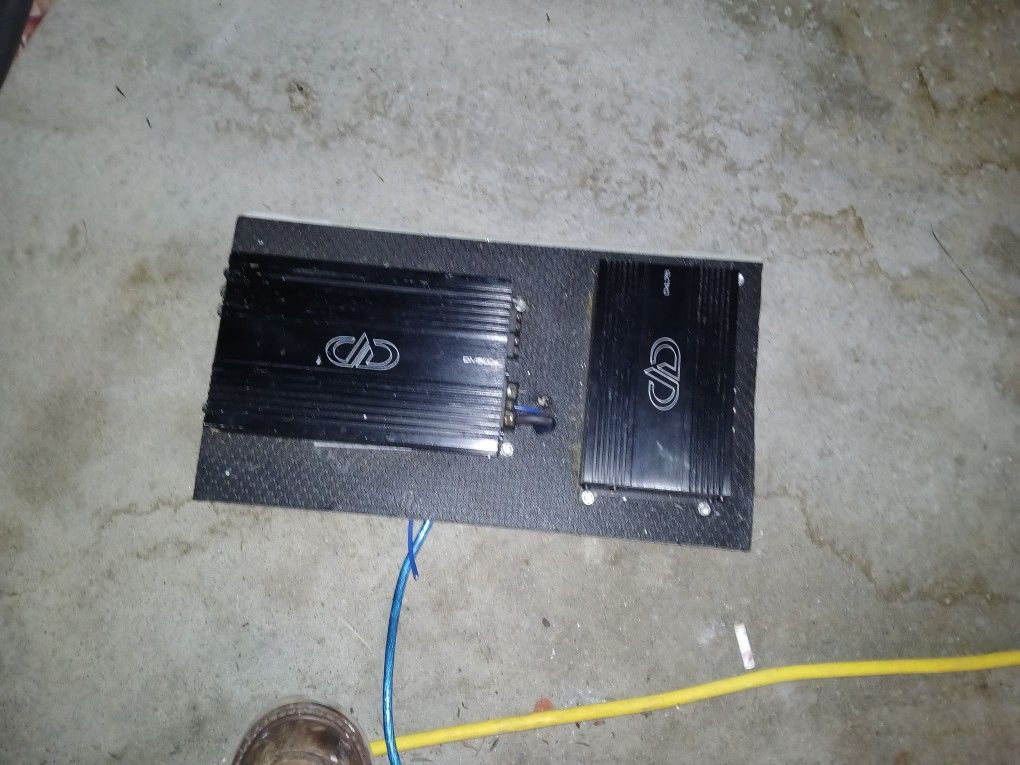 DD Audio Dm500a Mono Block & D4.75 Amps