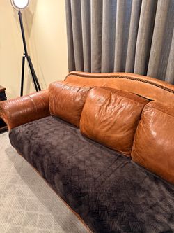 Genuine Leather Sofa - Great Condition