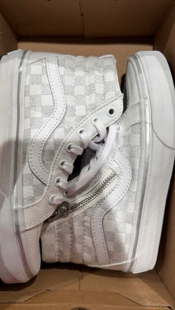 White High Top Vans Kids Size 1.5