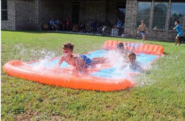 Bestway H2OGO! 18' Triple Water Slip N and Slide Kid's Pool Toys Outdoor SummerFirm $40