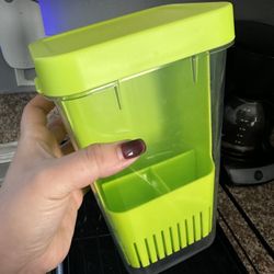 Herb Container Storage Kitchen Plants Organization 