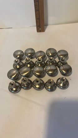 Brushed Nickel Cabinet Knobs Set of 20