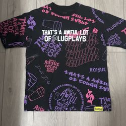 That’s A Awful Lot Of plugplays black T-shirt  SIZE MEDIUM 