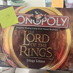 Lord Of The Rings Monopoly Trilogy Edition 