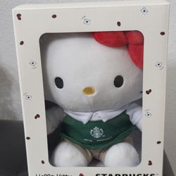 2025 Hello Kitty X Starbucks Collab Limited Edition Plush. Sold Out In Every Store