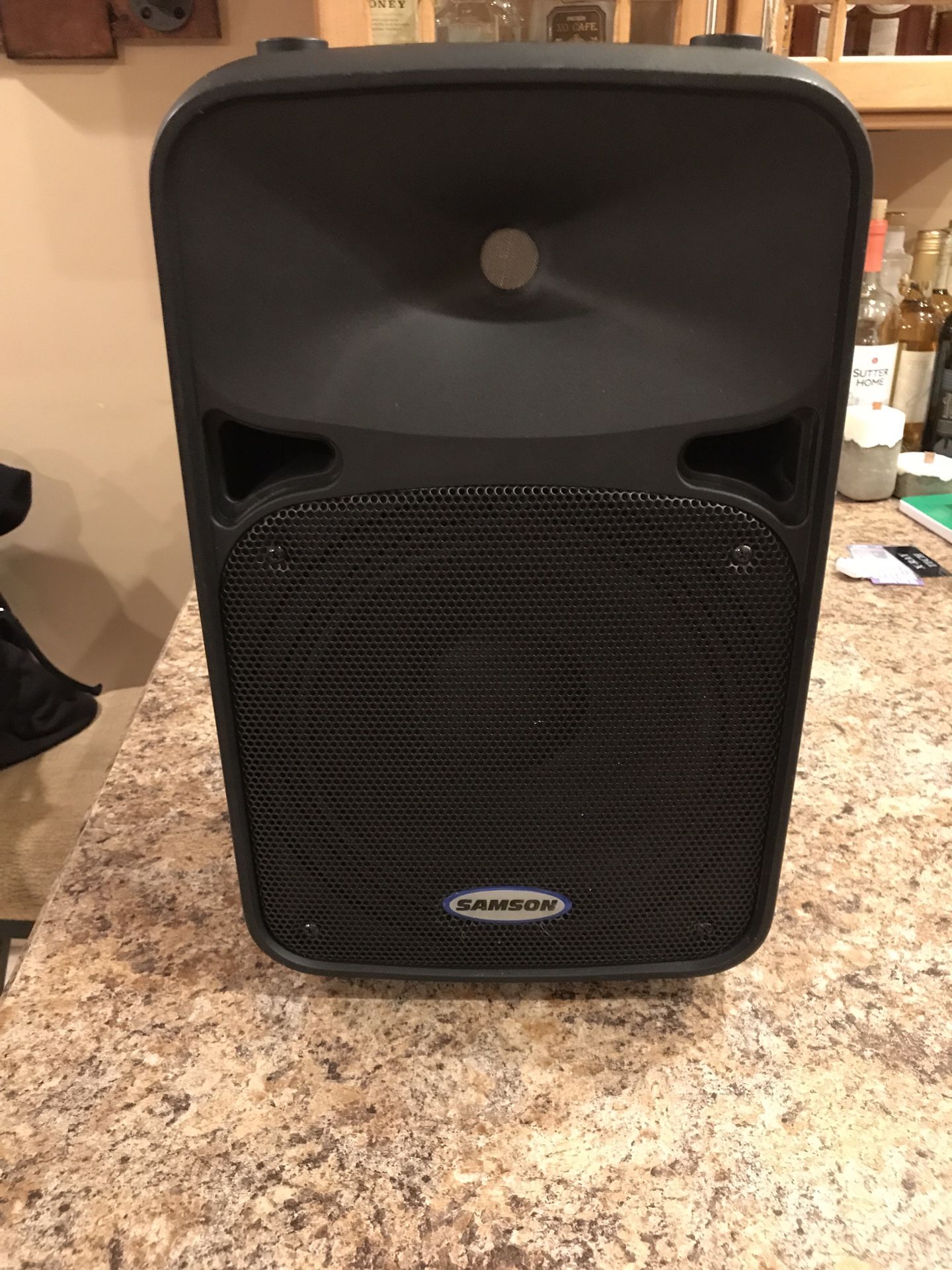 Samson auro D210 200 watt powered speaker