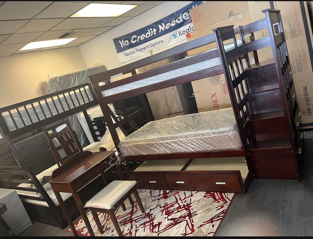 Bunk Bed $20 Down Payment and delivery available