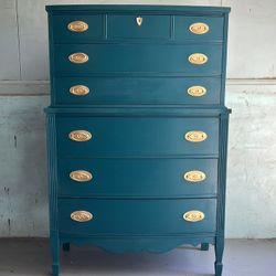 Antique Dixie Highboy Dresser