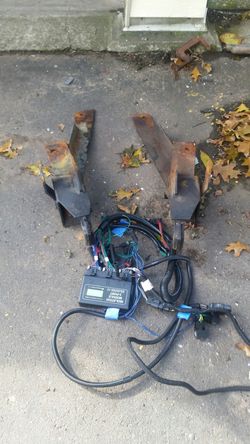 Chevy/ gmc Fisher push plates with lights harness