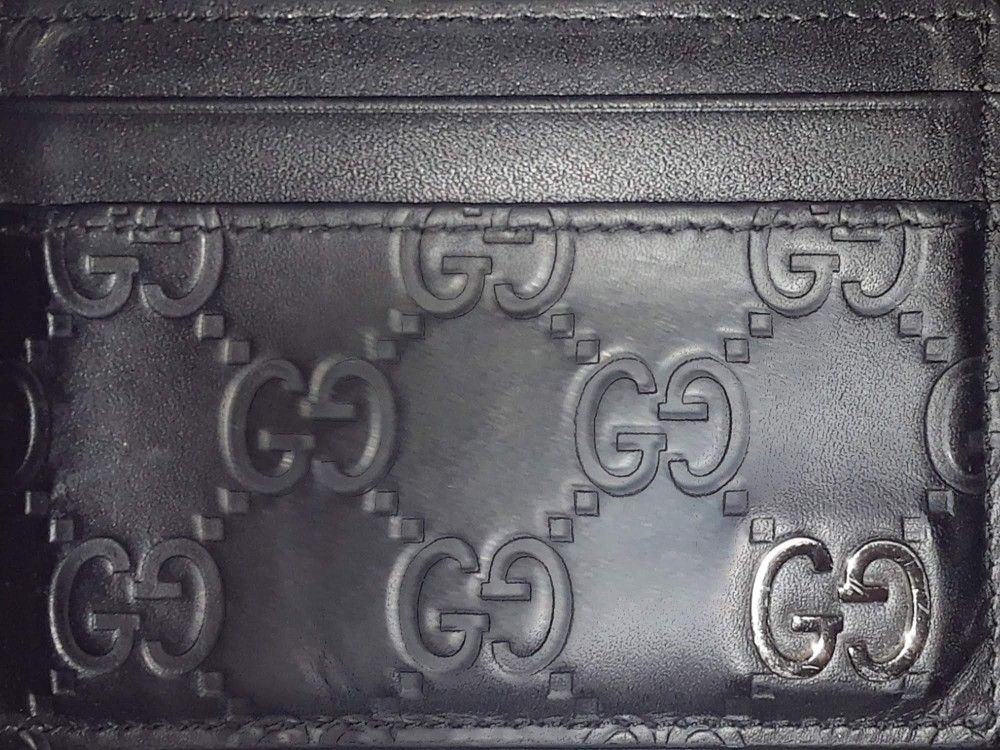 Gucci Signature Men's Card holder black GG