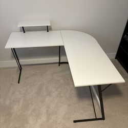 Desk - With Adjustable Monitor Stand