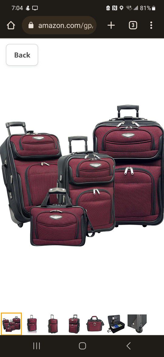 Travel Select Luggage Set New In The Box $100