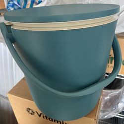 Teal Resin Outdoor Cooler/Table In One
