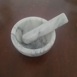 Marble Mortar & Pestle