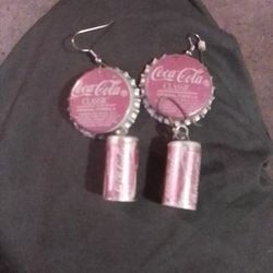 2 Sets Of Antique Coca Cola Earrings 