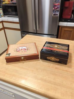 Cigars boxes 7.00 each