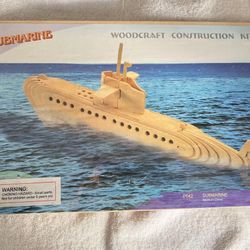 Submarine Wooden 3D Puzzle New