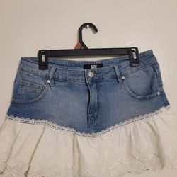 Brand New Womens  Blue Jean Skirt  