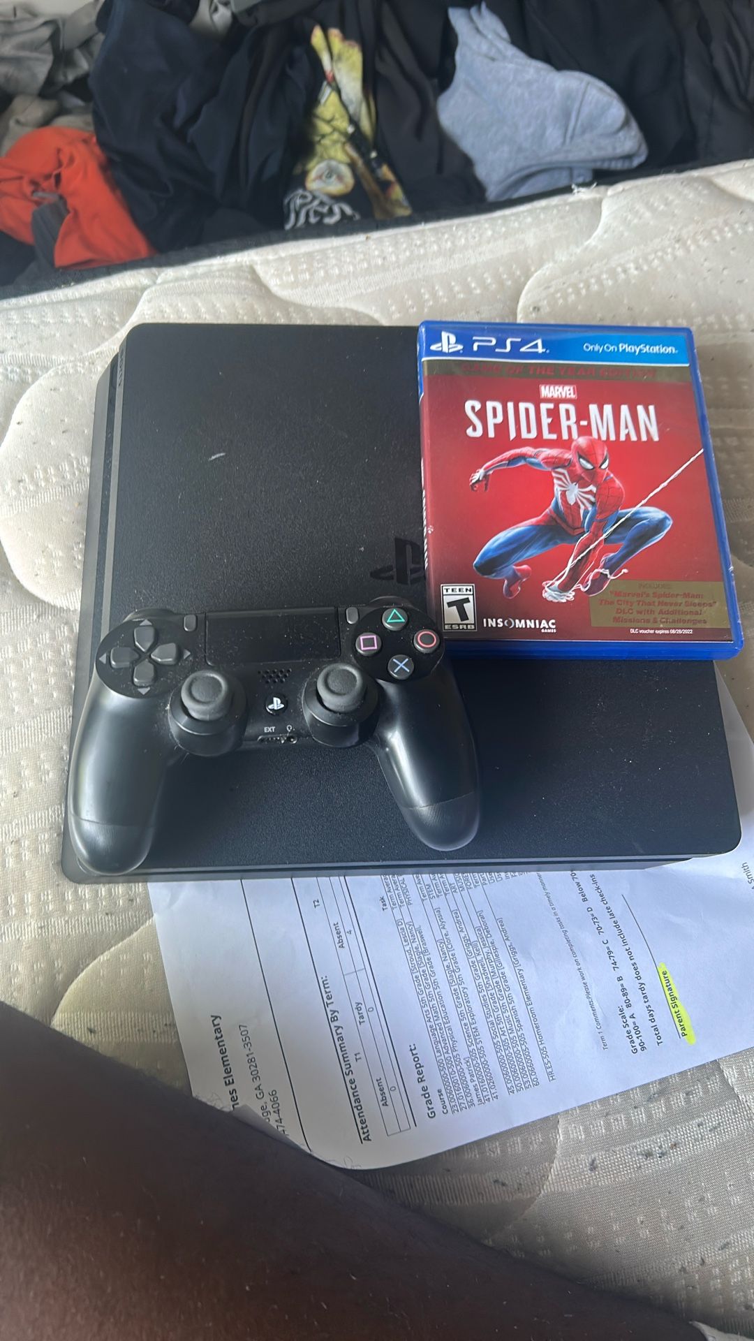 PS4 And Spider Man Game Of The Year And Controller
