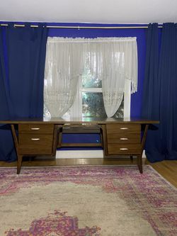 Mid Century Modern Walnut Xavier Desk