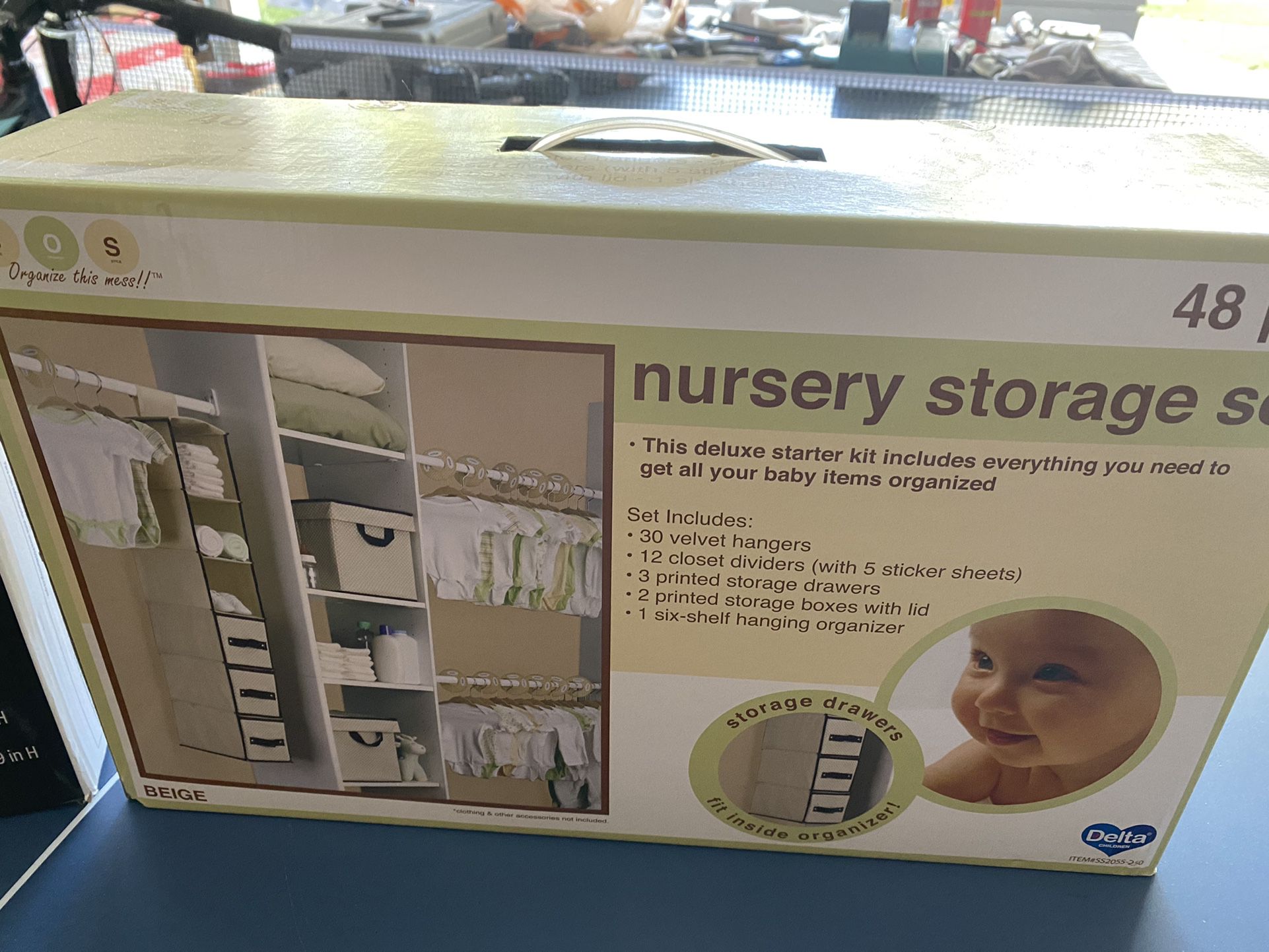 Nursery Storage Set Plus Customizable Shoe Rack