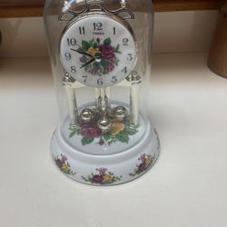 Timex Country Rose Anniversary Clock