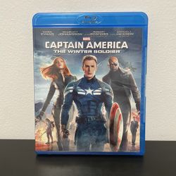 Captain America The Winter Soldier Blu-Ray Movie Marvel Disney Chris Evans 2014