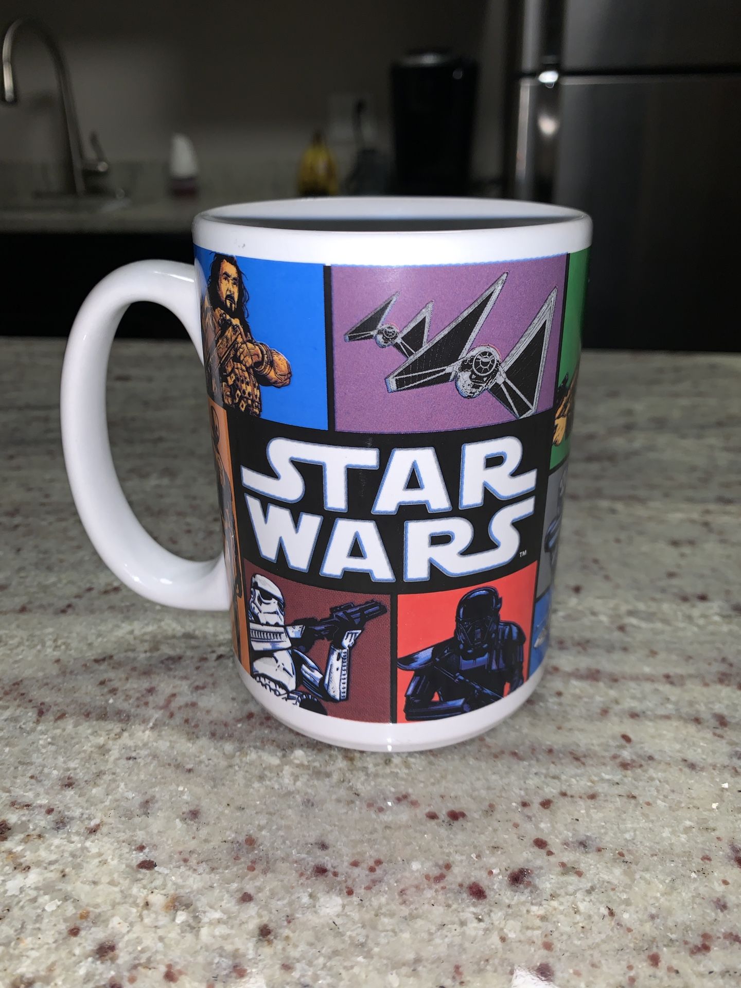 Star Wars Mug with Retro Graphics! Rare!