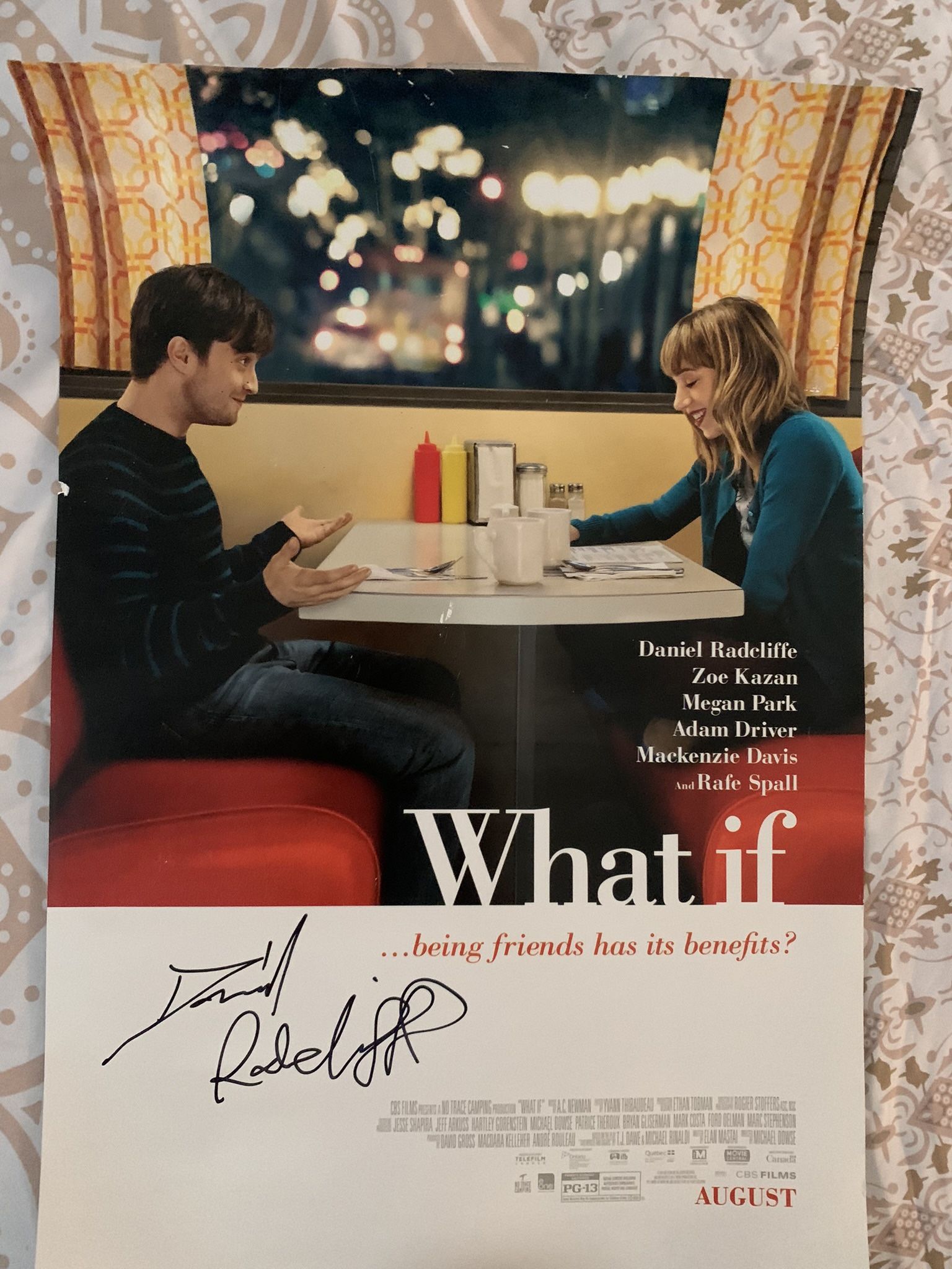Daniel Radcliffe Signed Poster !