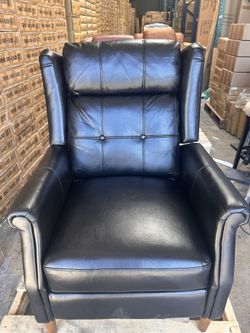 Ergonomic High Wingback Recliner Chair Leather