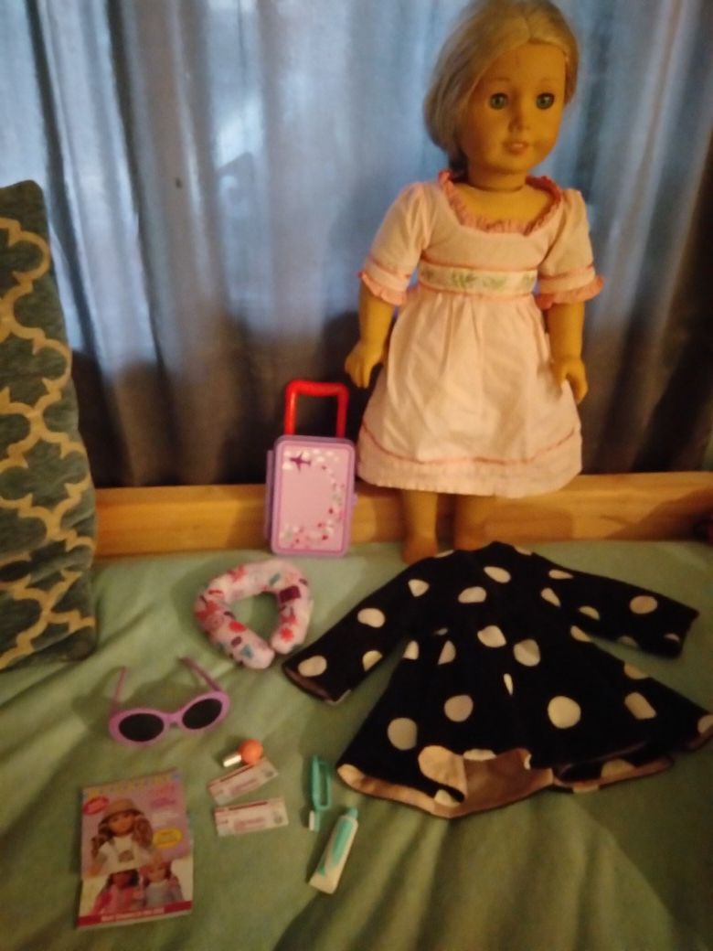 American girl doll and accessories