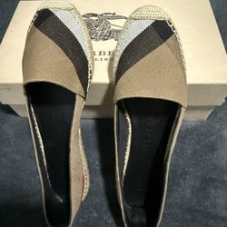 Burberry hedgeson espadrilles Size 36.5 