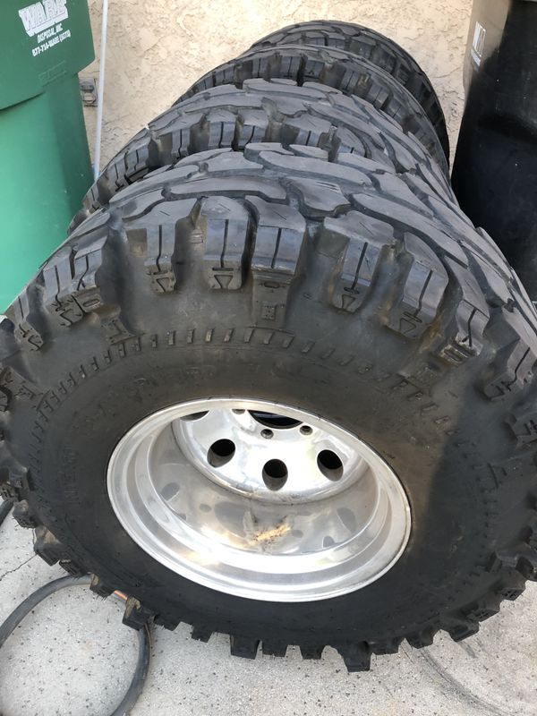 15x12 Alcoa w 35” Interco Thornbirds TSL 6Lug 6x5.5 4x4 Off-road Tires