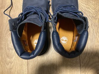 Boys Blue Timberlands Size 3