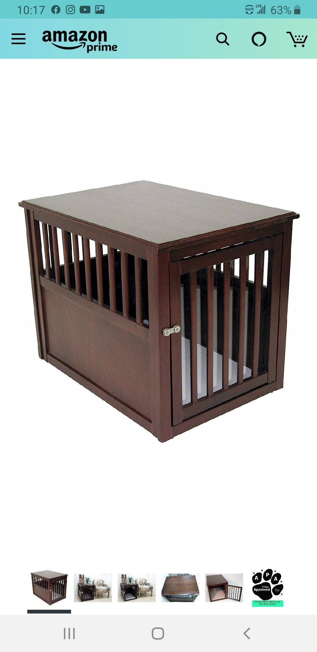 Table pet Crate