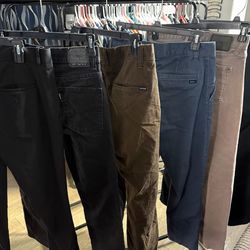 Pants - RCVA/Vans/Volcom/Levis