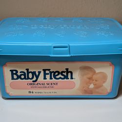 Vintage Baby Fresh Baby Wipe Box