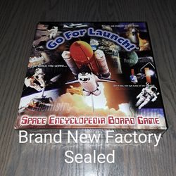 Brand New Factory Sealed Go For Launch Space Encyclopedia Board Game