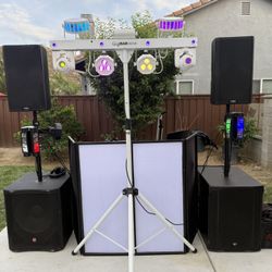 Dj Sillas Y Mesas Luces Party Time