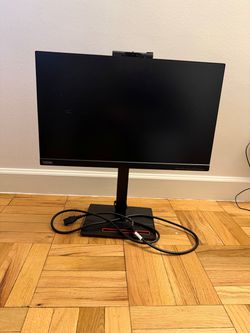 Lenovo ThinkVision T24v-20 24" Monitor with Built-In Webcam — $100