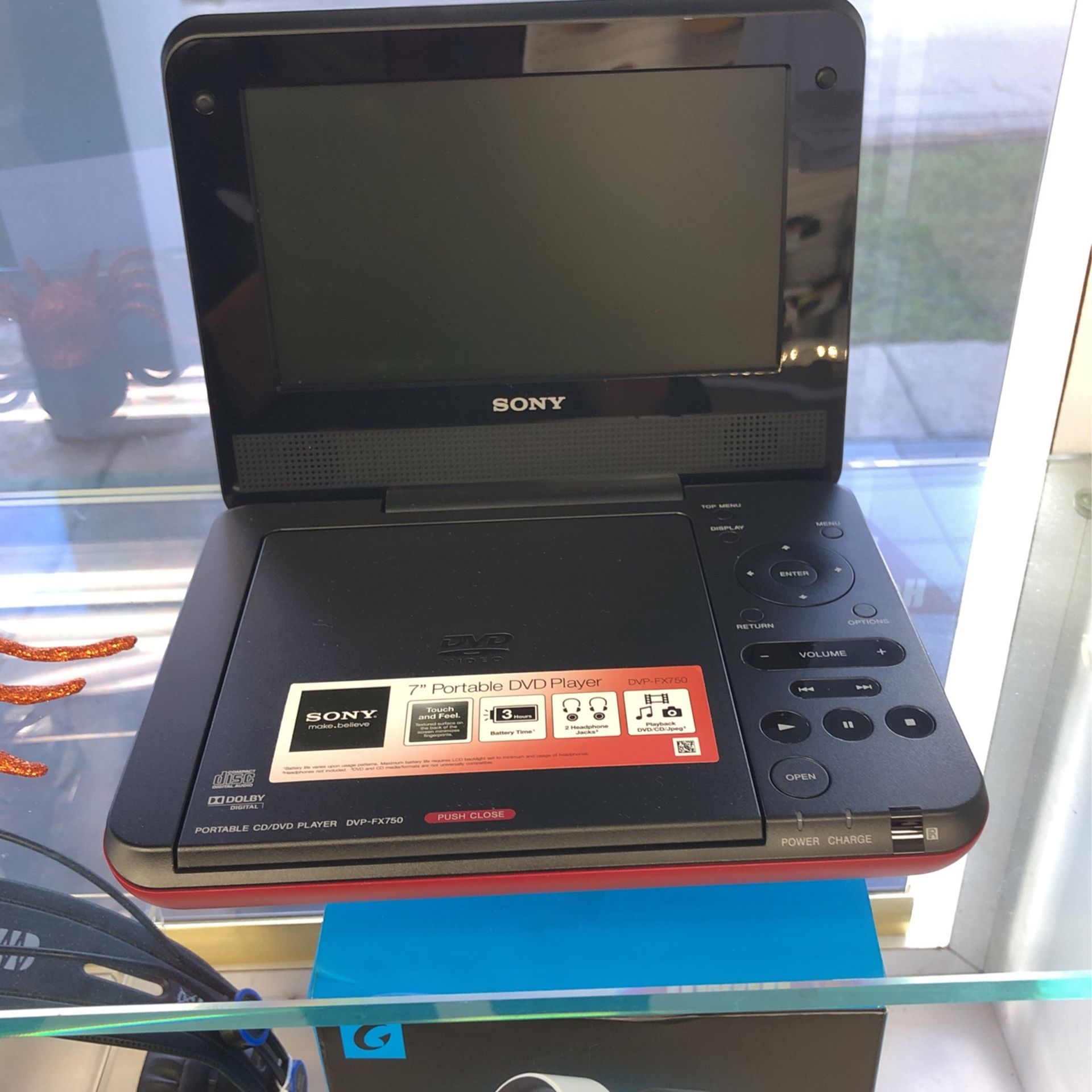 PORTABLE DVD PLAYER SONY MODEL#DVP-FX750