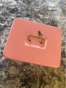 Pink cash box