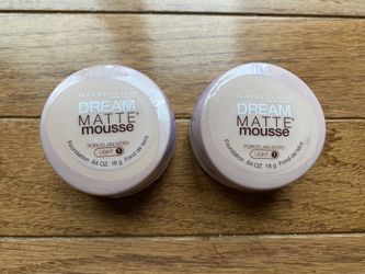 Lot of 2 Maybelline Dream Matte Mousse Foundation