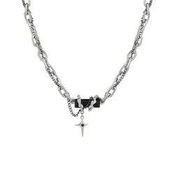 Dark Academia Cross Necklace