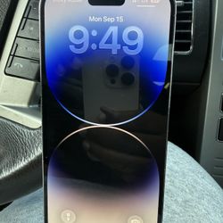 Cracked Back iPhone 14 Pro Max T-Mobile Unlocked 128GB